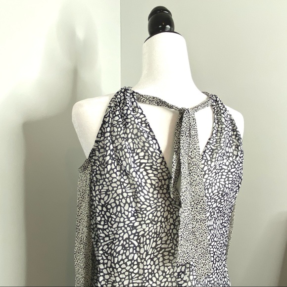 NWT Derek Lam 10 Crosby 100% Silk Black Halter Top - Picture 7 of 16